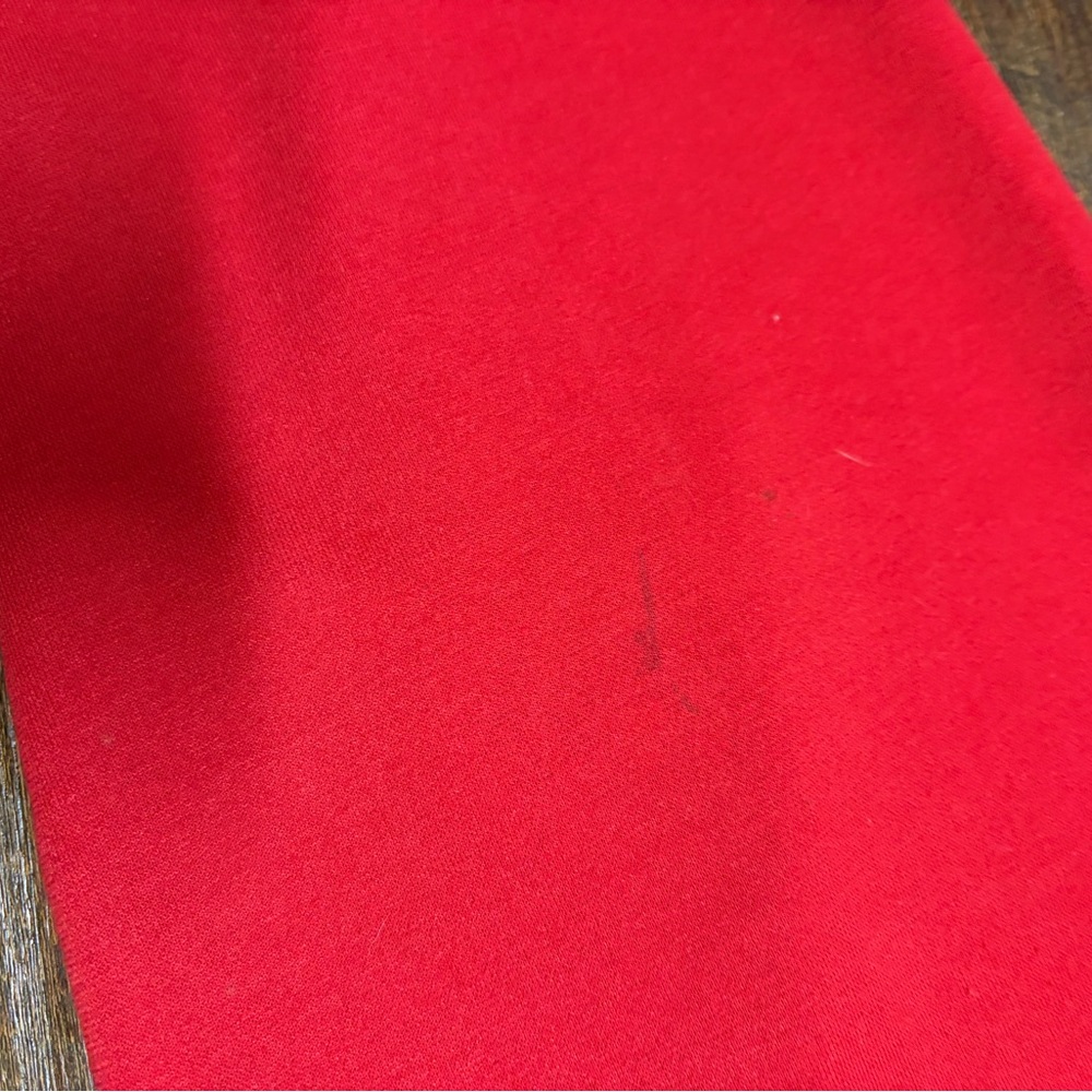 True Vintage Alfred Dunner Bold Red Pants w Pockets and Elastic Waist 16W - Picture 3 of 5
